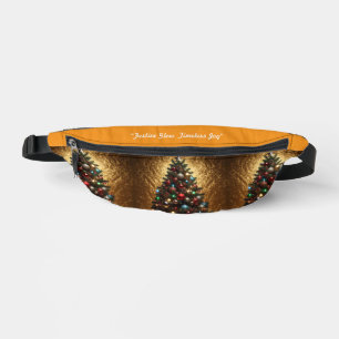 "Christmas Golden Elegance" Fanny Pack