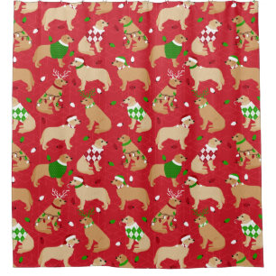 Christmas Golden Retriever