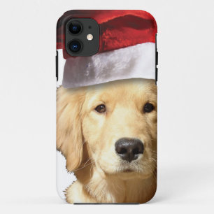 Christmas Golden Retriever iPhone 11 Case