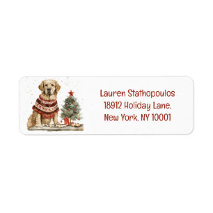 Christmas Golden Retriever Dog
