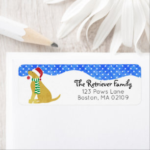 Christmas Golden Retriever Holiday Dog