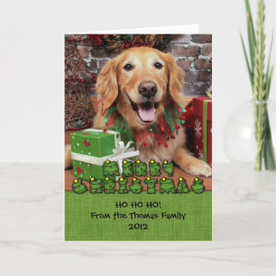 Christmas - Golden Retriever - Sidney Holiday Card