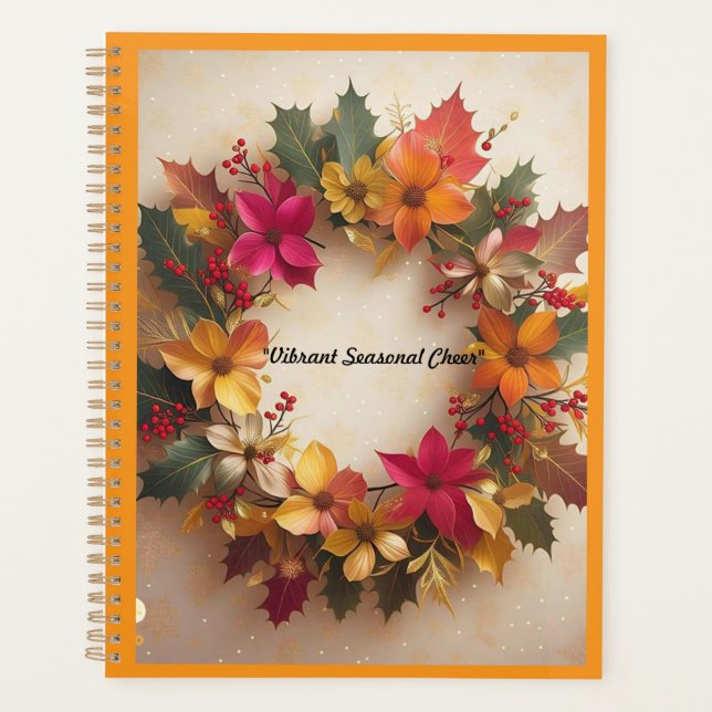 "Christmas Golden Wonder" Planner (Front)
