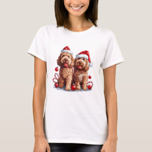 Christmas Goldendoodle Dogs T-Shirt