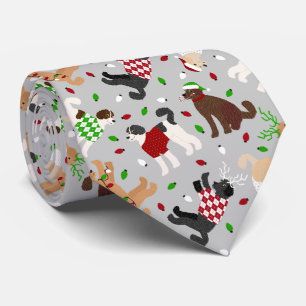 Christmas Goldendoodle Labradoodle Cravate