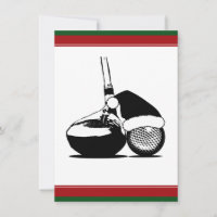 Christmas Golf Ball and Club
