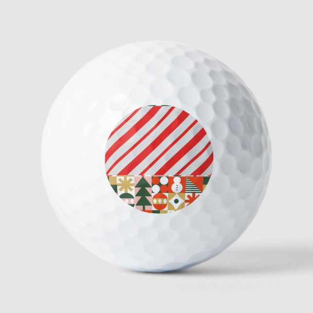  Christmas Golf Balls (Front)