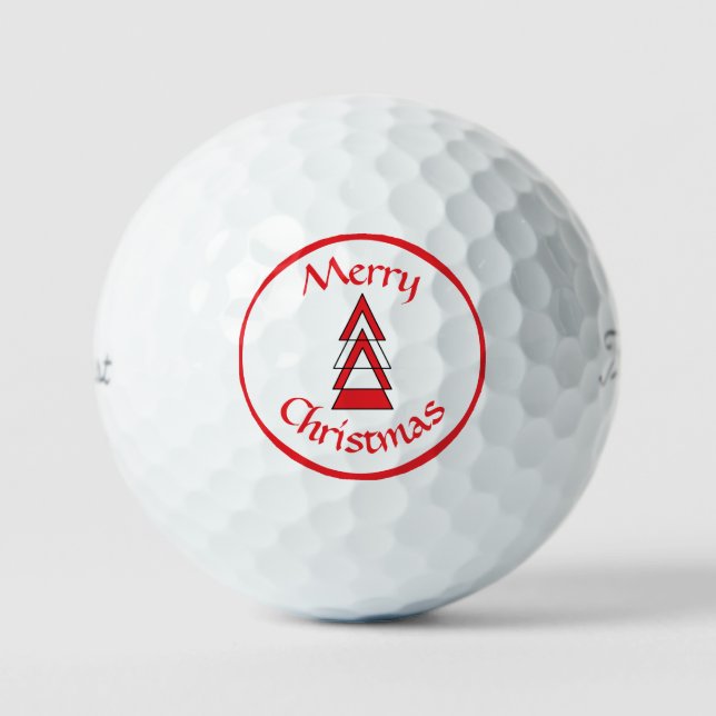 Christmas Golf Balls by dalDesignNZ (Front)