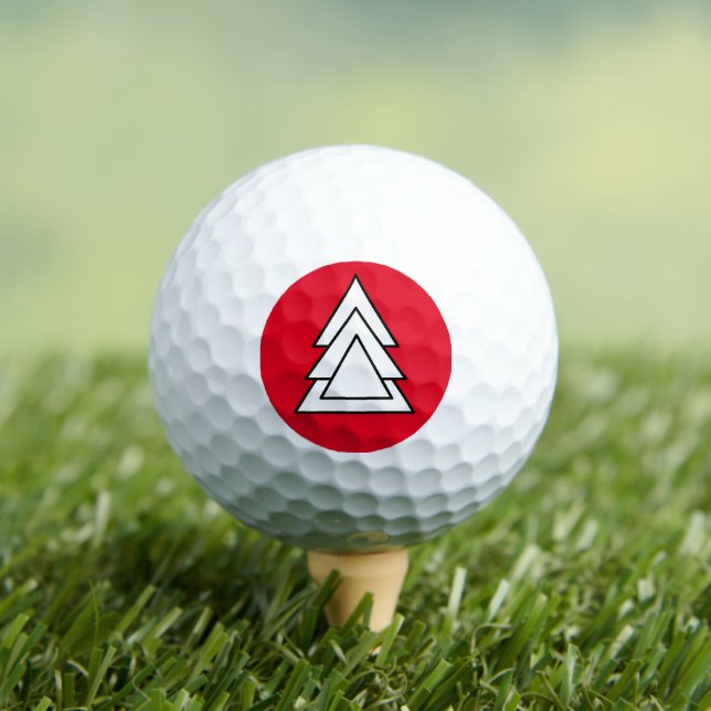 Christmas golf balls by dalDesignNZ (Insitu Tee)