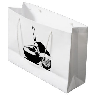 Christmas Golf Club and Ball Large Gift Bag