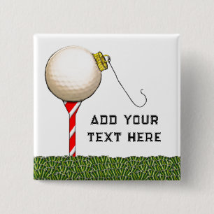 Christmas Golf Gift Ideas 2 Inch Square Button