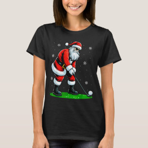 Christmas Golf Santa Golfer Xmas Funny Christmas G T-Shirt