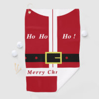 Christmas Golf Towel Gift Santa Claus