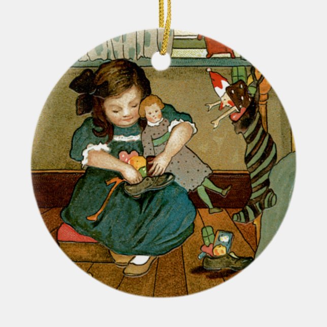 Christmas Goodies Ceramic Ornament (Front)