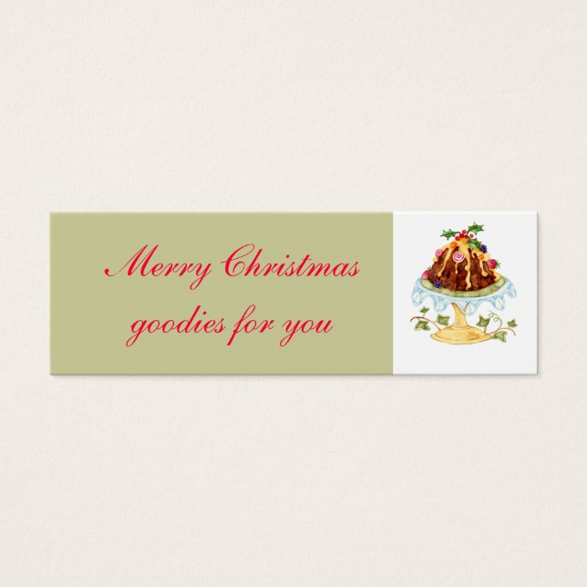 Christmas goodies gift tag (Front)