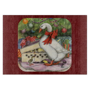 Christmas Goose Cutting Board