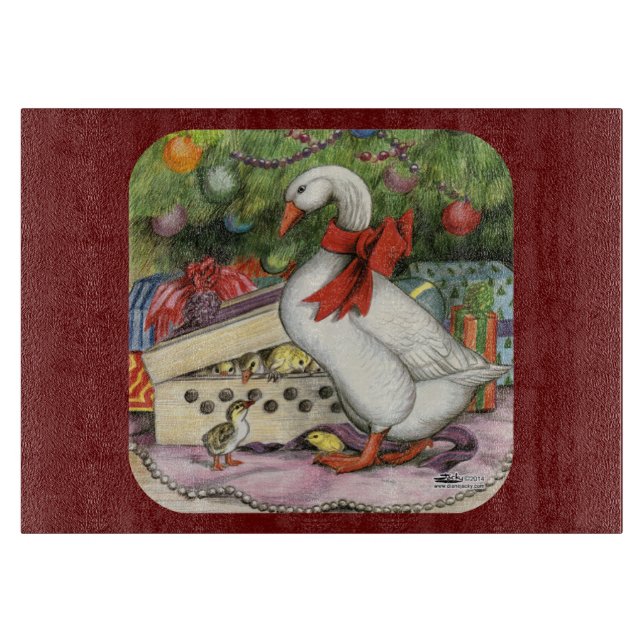Christmas Goose Cutting Board (Front)