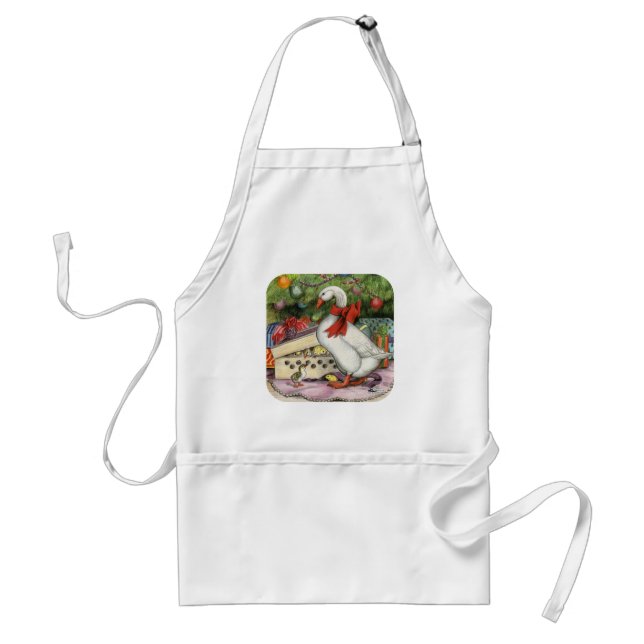 Christmas Goose Standard Apron (Front)