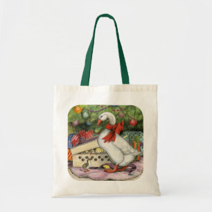 Christmas Goose Tote Bag