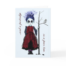 Christmas goth girl