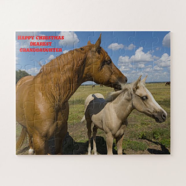 Christmas Granddaughter. Jigsaw Puzzle (Horizontal)