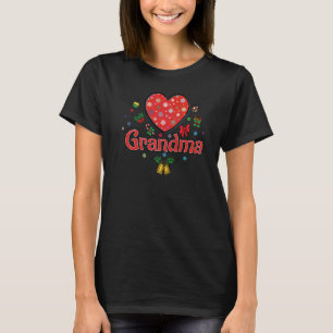 Christmas Grandma Xmas Grandmother Pajama Costume T-Shirt