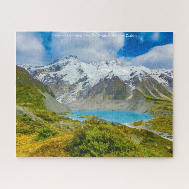 Christmas Greeings from The South Island Jigsaw Puzzle (Horizontal)