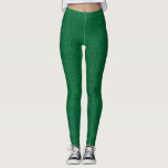 Christmas Green Burlap Texture Leggings<br><div class="desc">These leggings feature a Christmas green faux burlap texture.</div>