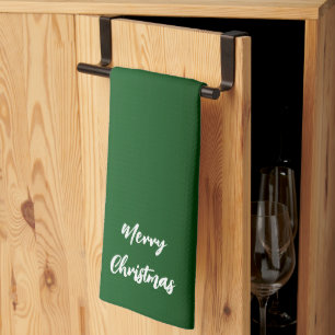 Christmas Green Kitchen Towels