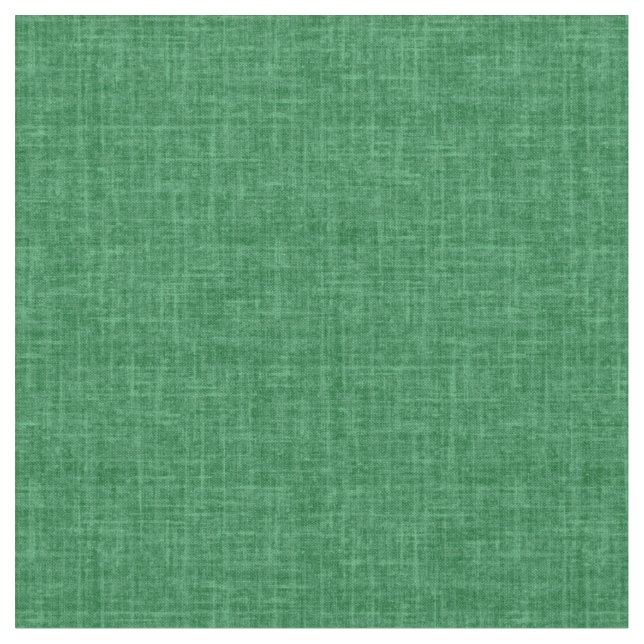 Christmas Green Linen Fabric (Close Up)