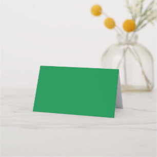 Christmas Green Place Card