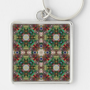 ~ Christmas Green Red ~ Keychain