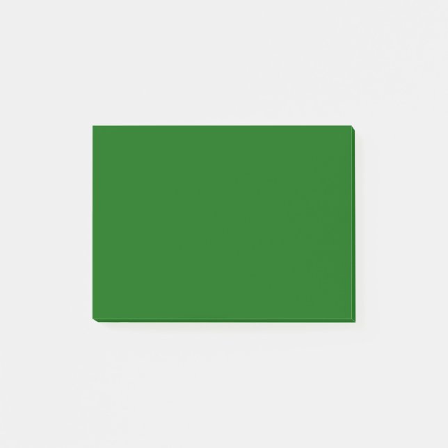 Christmas Green Solid Colour Post-it Notes (Front)
