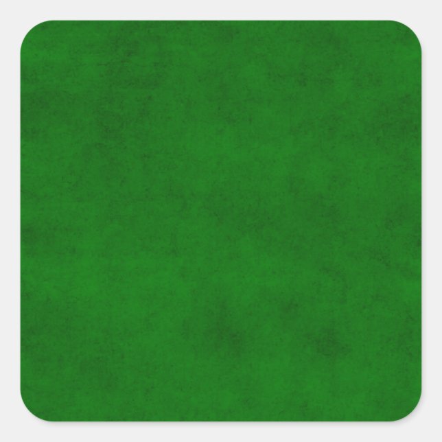 Christmas Green Solid Holiday Colour Background Square Sticker (Front)
