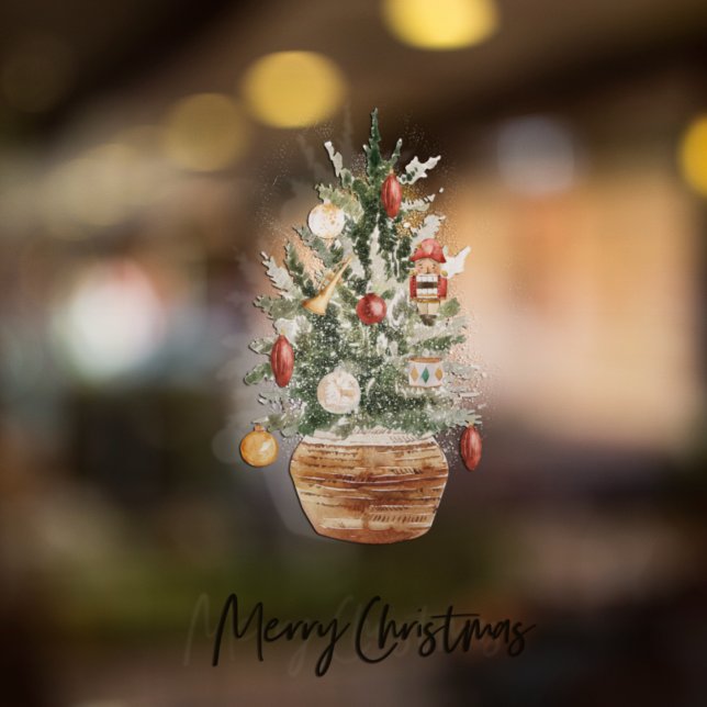 Christmas Green  Tree | Merry Christmas Window Cling (Creator Uploaded)