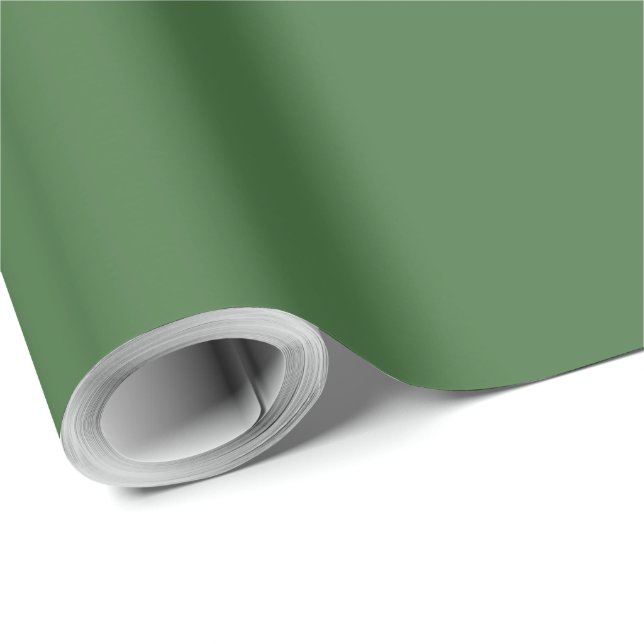 Christmas Green  Wrapping Paper (Roll Corner)