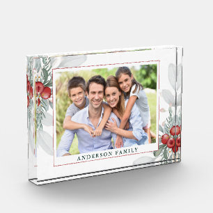 Christmas Greenery and Berries Photo