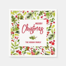Christmas Greenery Berries Holiday