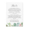 Christmas Greenery & Berry Details Enclosure Card