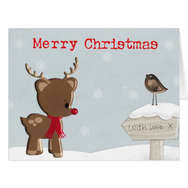 Christmas Greeting Card (Front Horizontal)