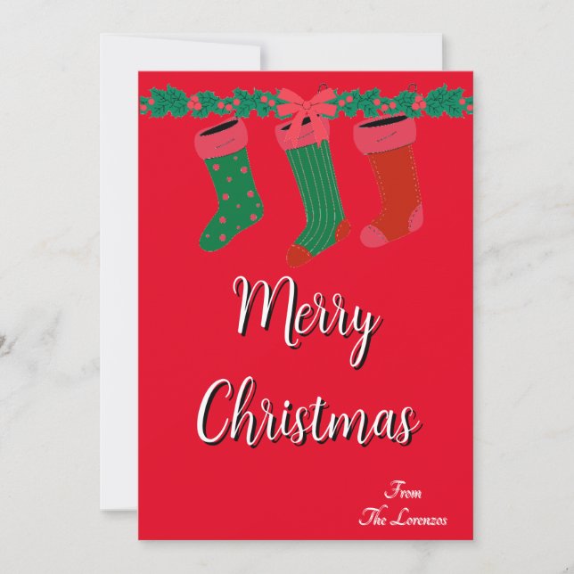Christmas Greeting Card (Front)