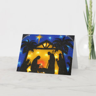 Christmas Greeting Card/Birth of Jesus Holiday Card