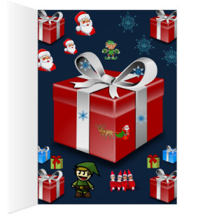 Christmas greeting card for everyone person kids