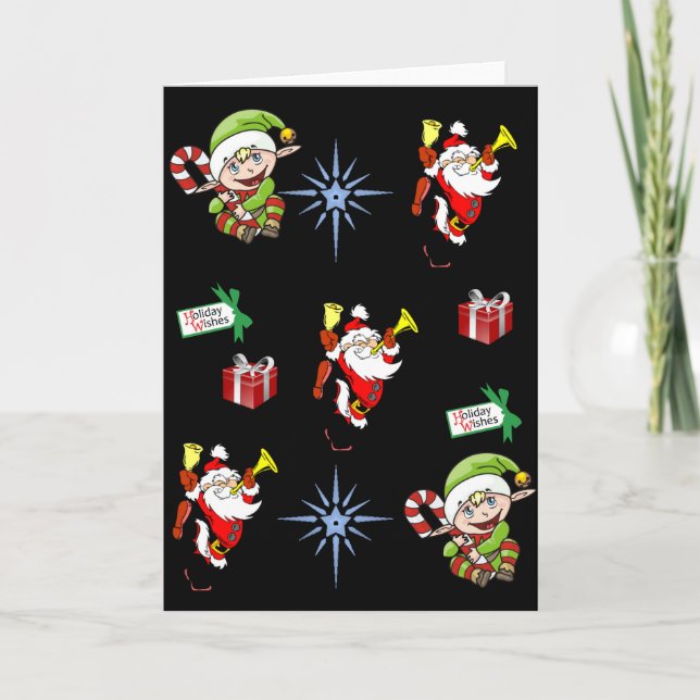 Christmas greeting card for everyone person kids (Front)