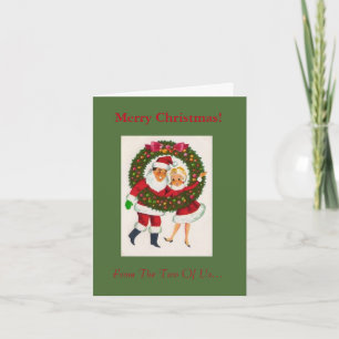 Christmas Greeting Card From The Two Of Us