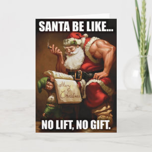 Christmas Greeting Card - Gym Motivation