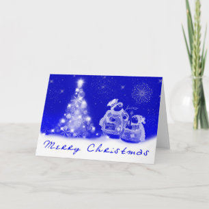 Christmas Greeting Card/Snowmen Holiday Card