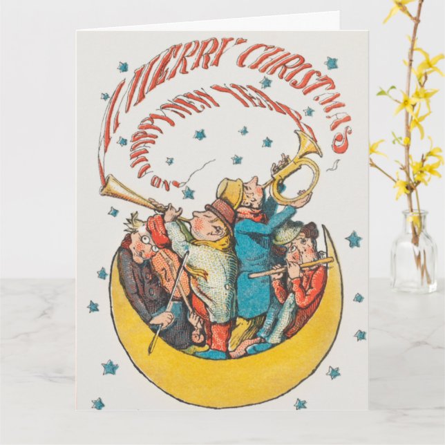 Christmas Greeting  Holiday card (Yellow Flower)