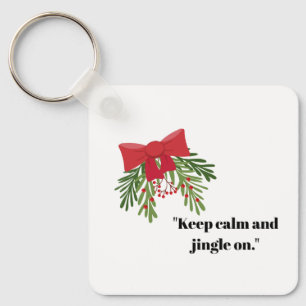Christmas Greeting Keychain