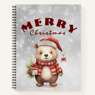 Christmas greeting notebook